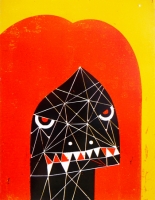 woodcut, 25 x 35 cm