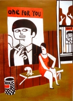 Woodcut, 49 x 69 cm
