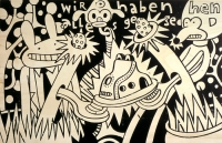 Woodcut, 69 x 49 cm